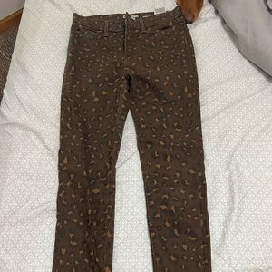 Levi Cheetah jeans - never worn